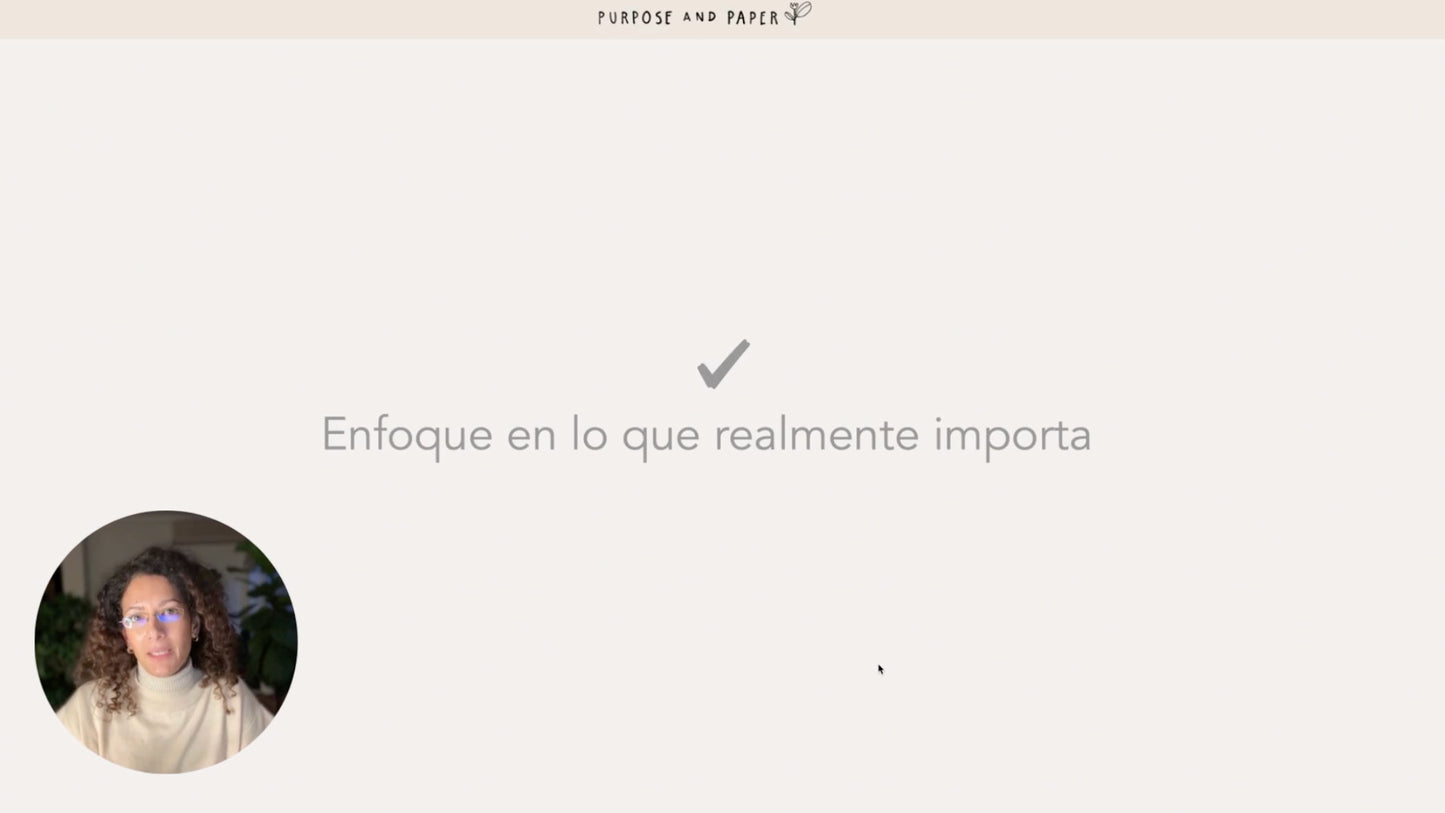 Saca el máximo a La Agenda Purpose and Paper® (curso online)