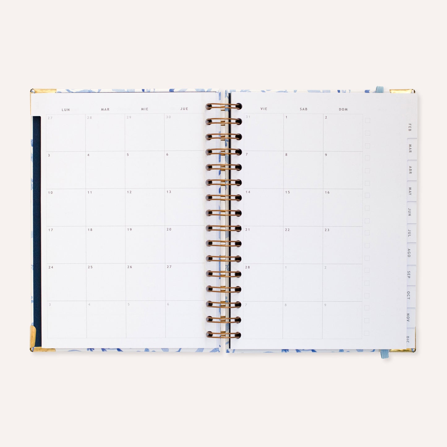 La Agenda Semanal 2026∙Jardín azul∙