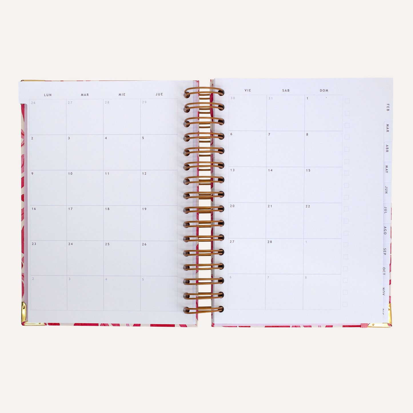 La Agenda Semanal 2026∙Jardín Rojo∙