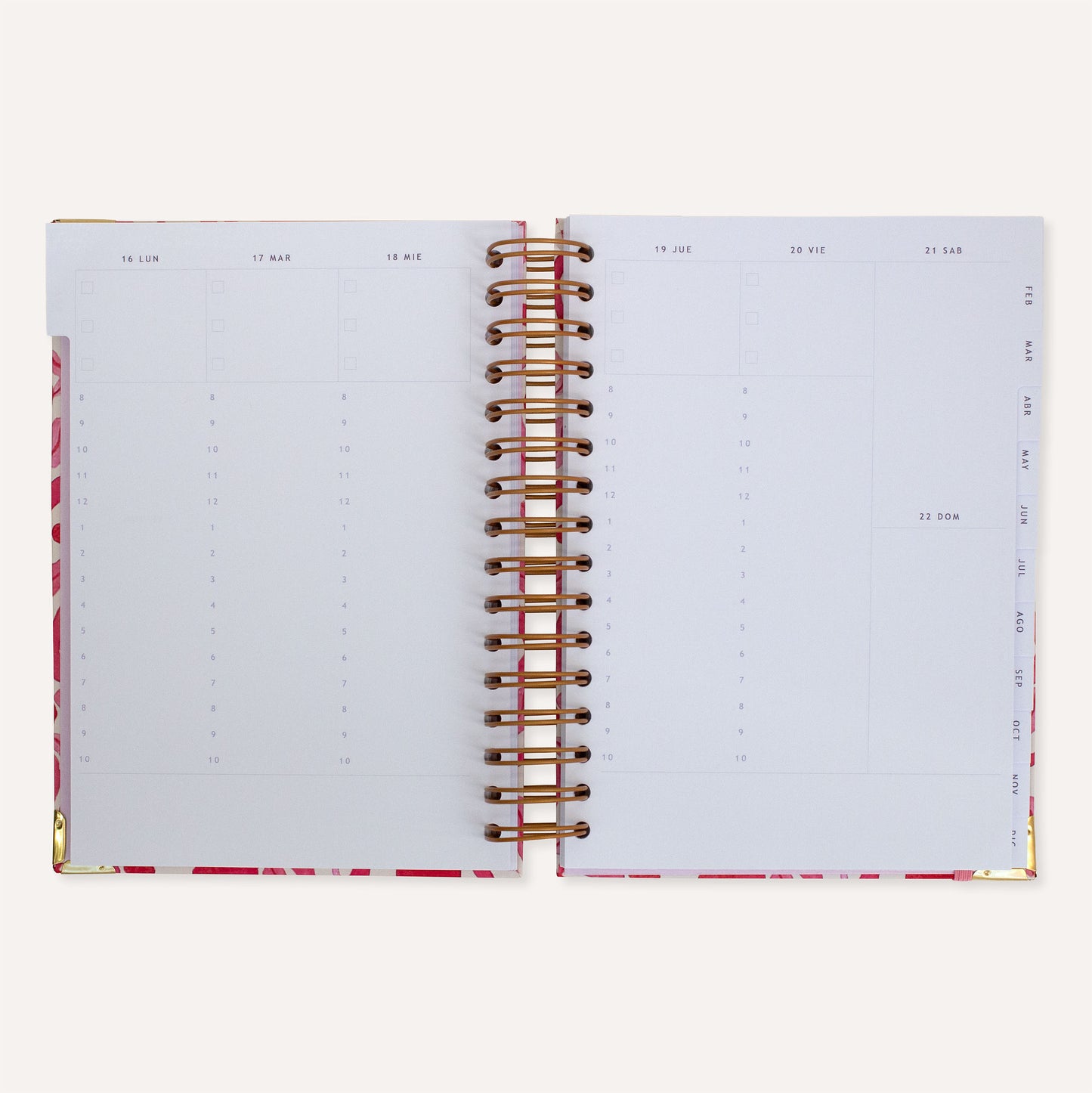 La Agenda Semanal 2026∙Jardín Rojo∙