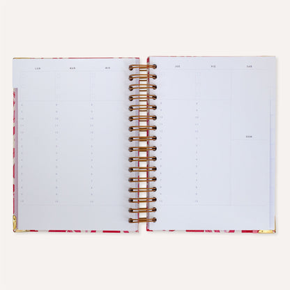 La Agenda Semanal sin fechas∙Jardín Rojo∙