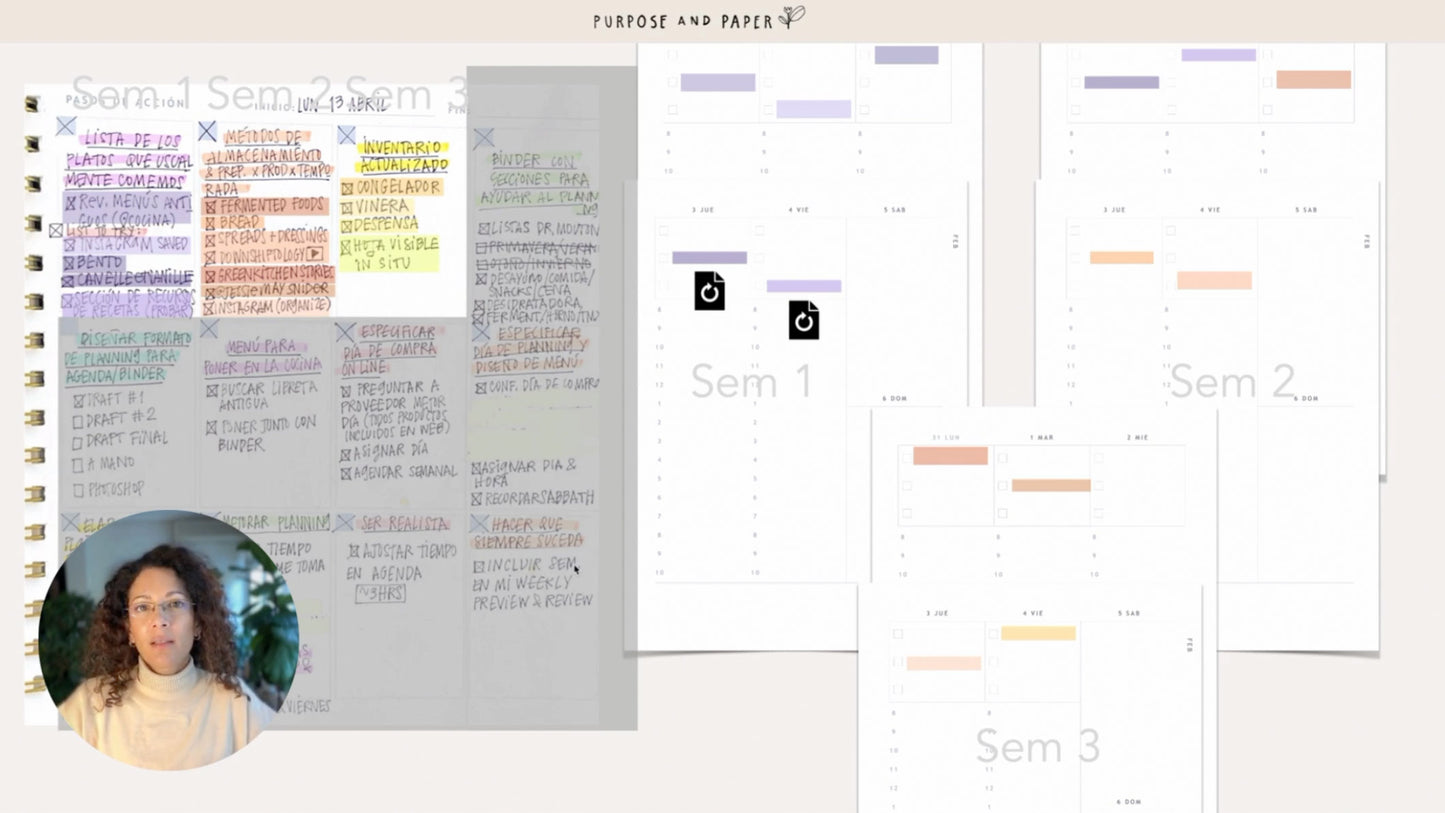 Saca el máximo a La Agenda Purpose and Paper® (curso online)